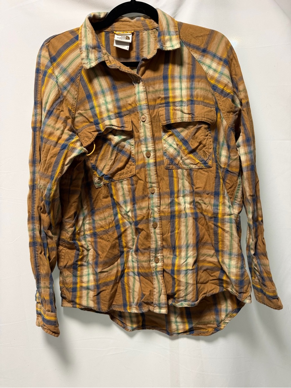 The North Face Men's Brown Plaid Lightweight Shirt Jacket